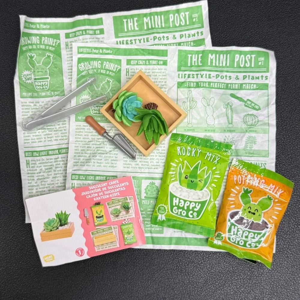 MGA Mini-Verse Make It Mini *Lifestyle Series 1 * Succulent Crate